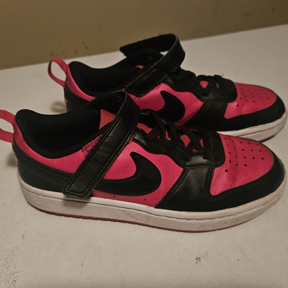 Boys' Nike Court Borough Low Recraft Shoes - Size 2
